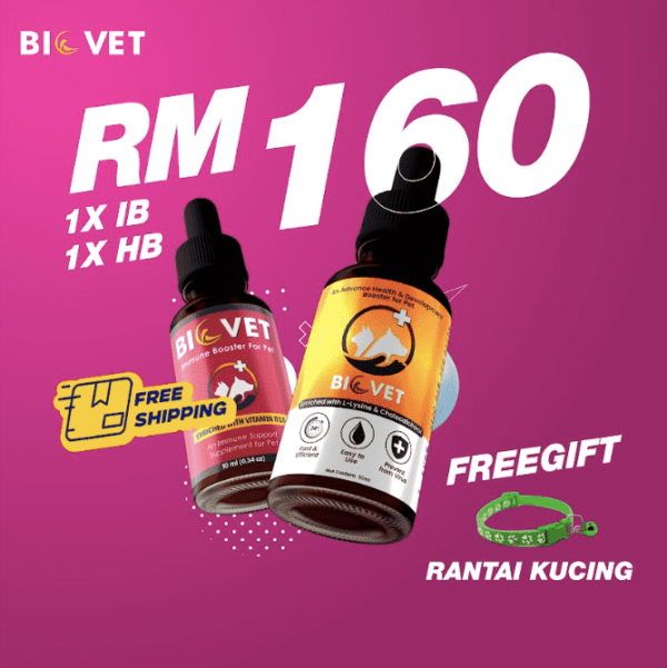 vitamin kucing set mix booster biovet